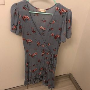 Boutique Floral Wrap Dress
